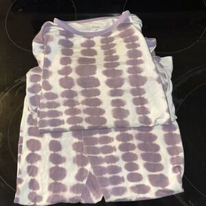 Kyte BABY Lavender Tie-Dye Kids Pajama Set
